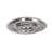 Moberg 2-Light 22.8" Chrome LED Flush Mount With Clear Crystal Accents