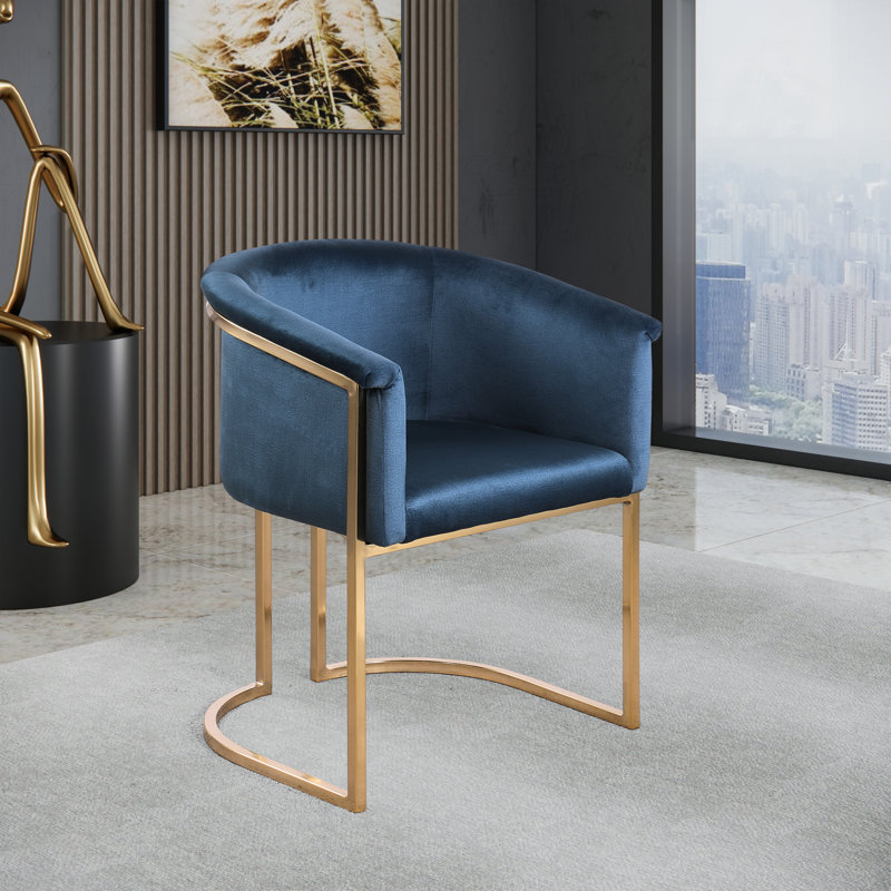 Fauteuil Izakeel, Velours marine