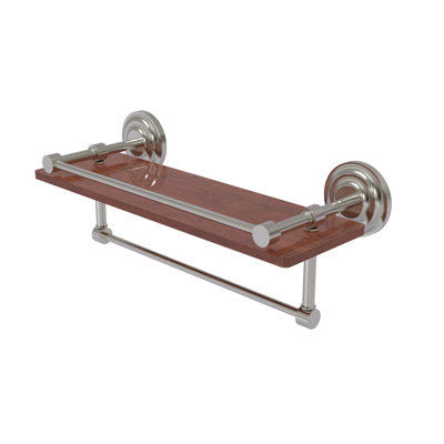 Leamore Bracket Shelf with Towel Bar