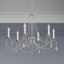 Lustre classique / traditionnel à 6 lumières de style candélabre avec détails en cristal Fabio-2073540055