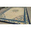 Vintage Open Field Floating Floral Medallion Peking Large Size Chinese Rug