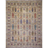 Transitional One-of-a-Kind Rectangle 7'9" X 9'10" Hand Knotted Area Rug