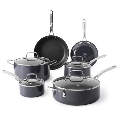 Martha Stewart 10 - Piece  Aluminum Nonstick Cookware Set