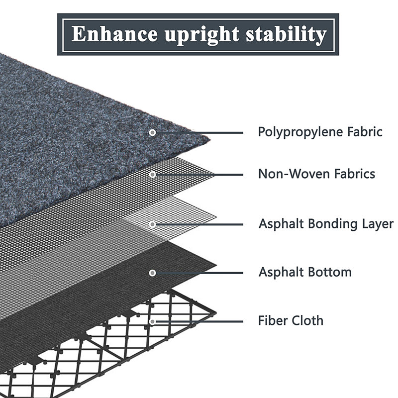 Carreaux de terrasse en plastique mat