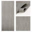 Rail double extensible 140 po à 2 panneaux blancs Gabardine-93698479