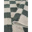 Chester Living Room Shaggy Area Rug Modern - Contemporary Checkered Design 30Mm Plush Pile Jute Backing Soft Woven Carpet -Hallway Indoor Rug, Jade Green-1988178598