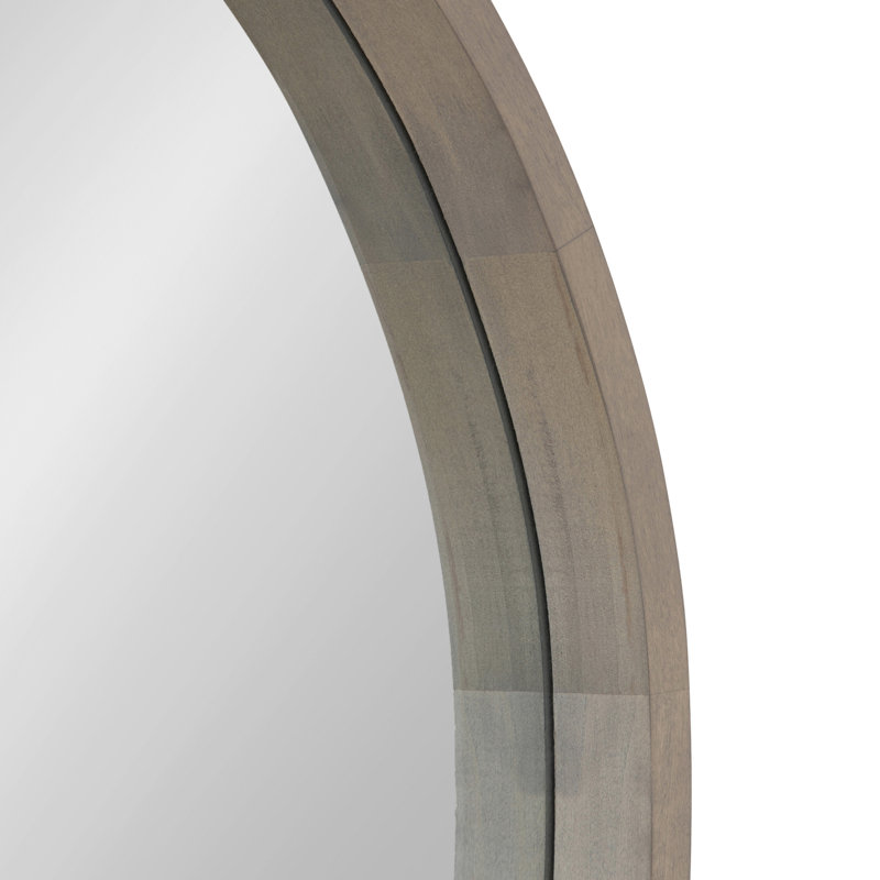 Miroir décoratif moderne et contemporain Loftis, 22 po x 22 po, gris