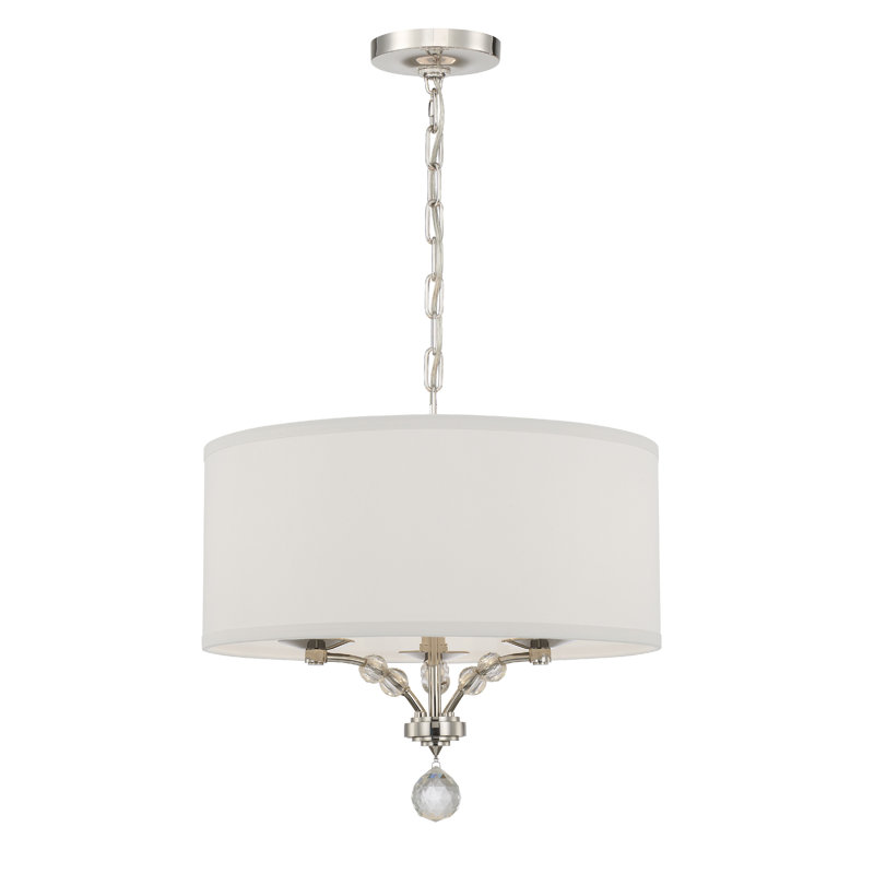 Plafonnier encastré 3 lumières à del tambour 18 po Vann