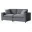 Canapé modulaire 2 pièces - Gris anthracite-1254099216
