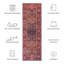 Tapis bleu marine / rouille Gullion Southwestern-696636618