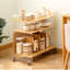 Table d'appoint d'appoint avec base en bambou-98284318
