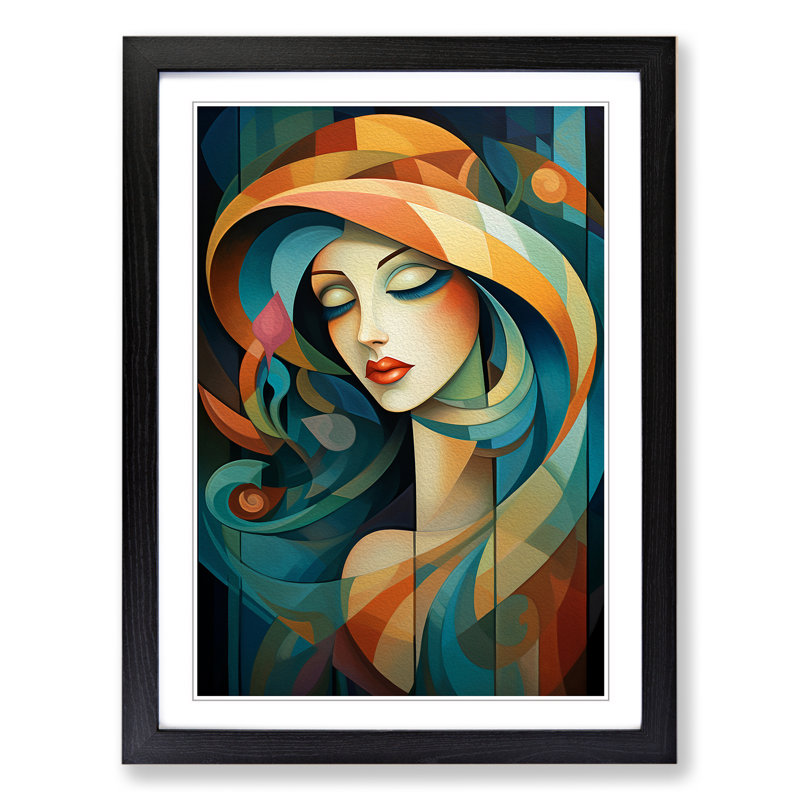 Single Picture Frame Wall Art, 46cm H x 34cm W, Black Framed