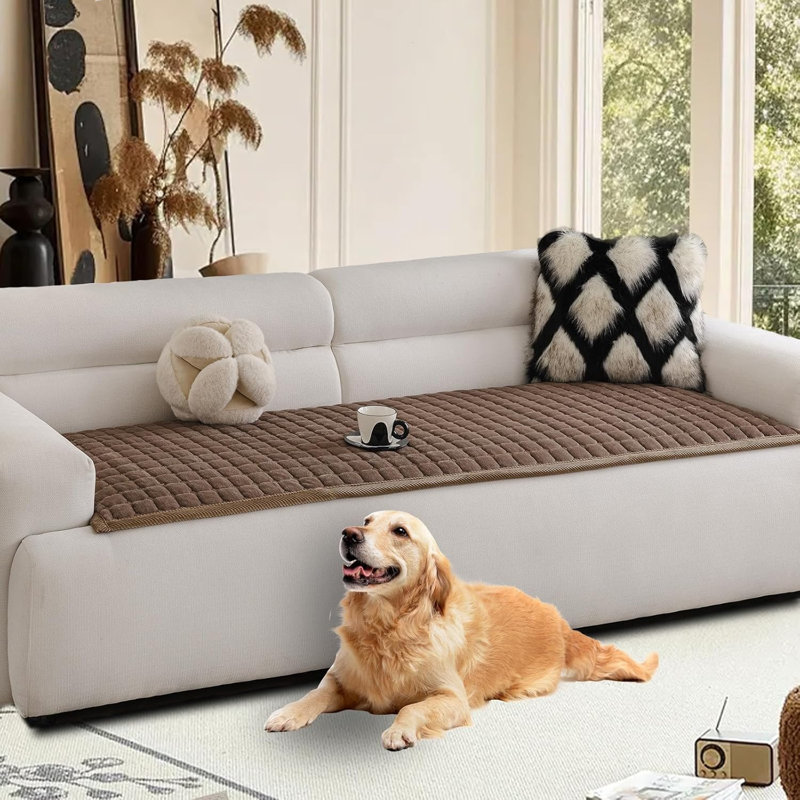 Fabric Box Cushion Sofa Slipcover
