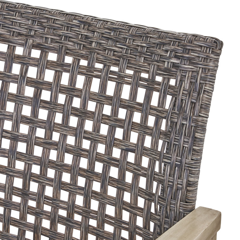 Baldivis Wicker Outdoor Lounge Chair, Grey