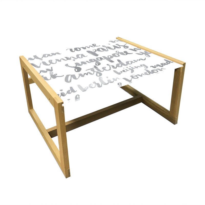 Jaisleen Sled Coffee Table, 62cm H x 74cm W x 40cm D