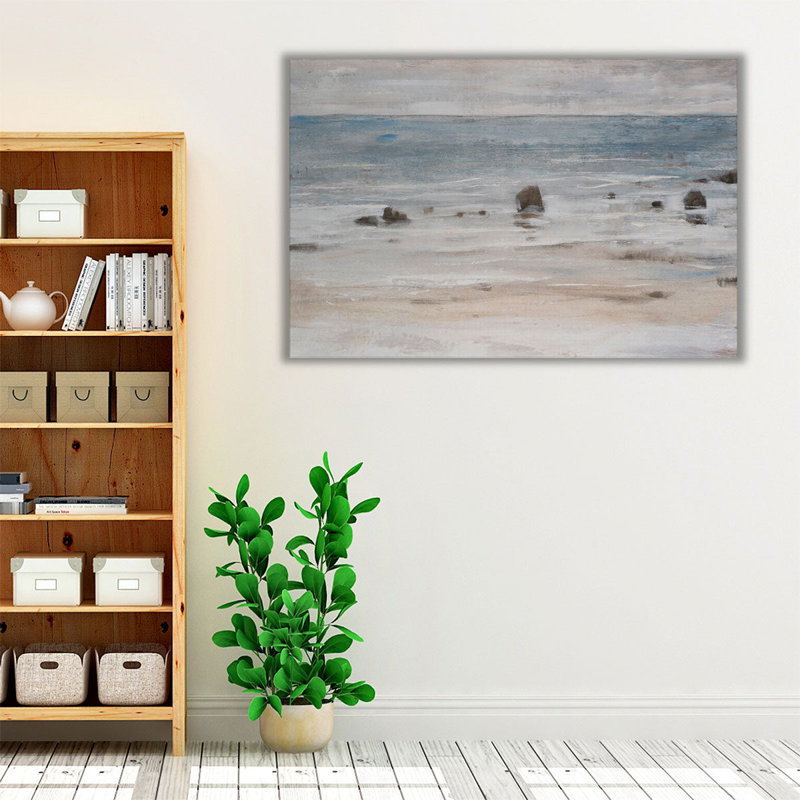 Shimmering Shore I - reproduction d'art sur toile, H 24 po x l 36 po