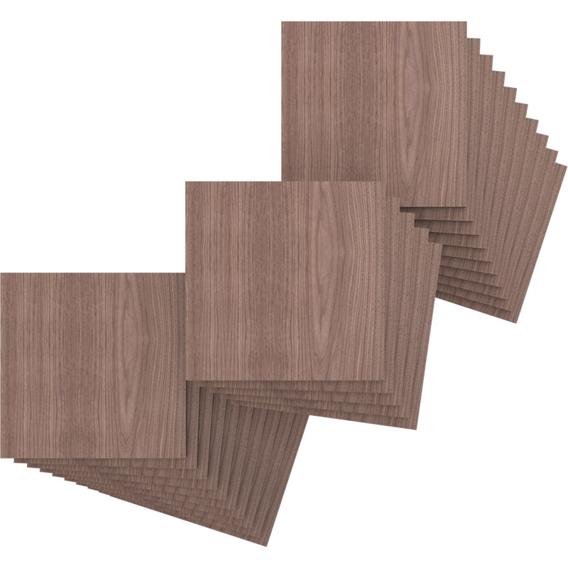 Planches en bois, Noyer, H 7,75 po x l 7,75 po x P 0,38 po
