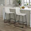 Ensemble de 2 chaises de bar, tabourets confortables convenant aux décors de style industriel et rétro, avec des dimensions de produit de 17,7 x 14,5 x 37 pouces.-1447803835