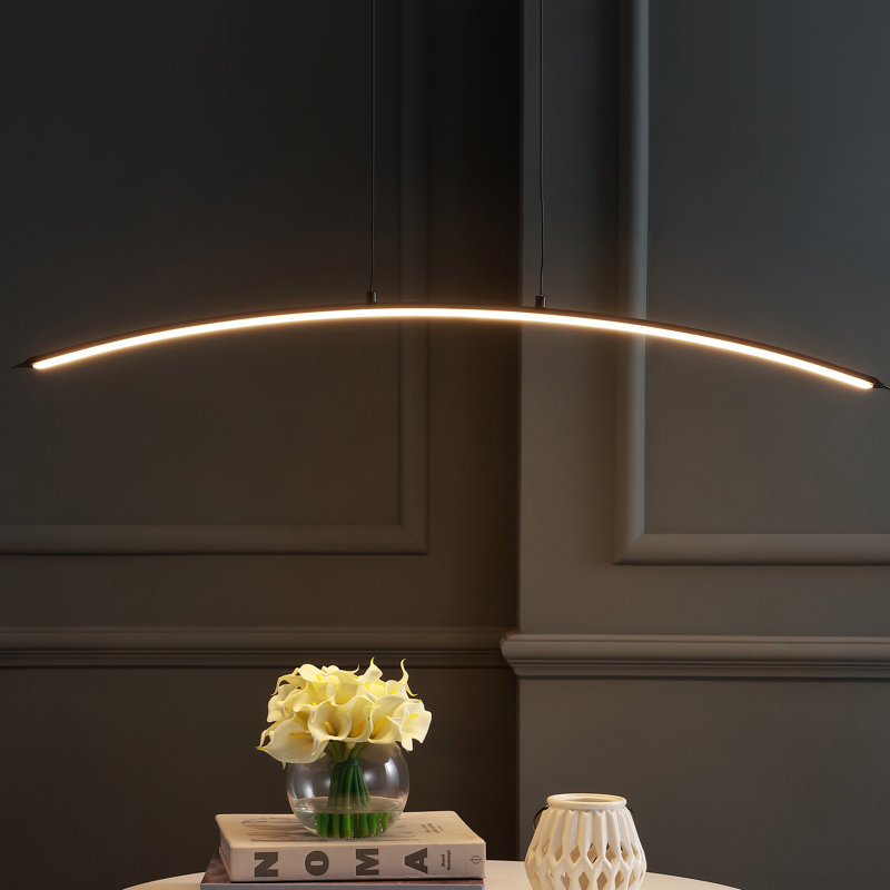Creedmoor 1 - Light LED Kitchen Island Pendant, Black