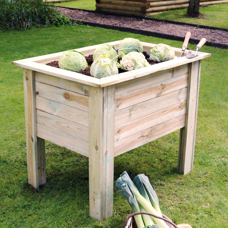 Angelo Wood Raised Garden Bed