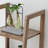 Multi - layer Solid Wood Plant Stand with Drawer