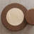35.43-inch modern mushroom-shaped round coffee table