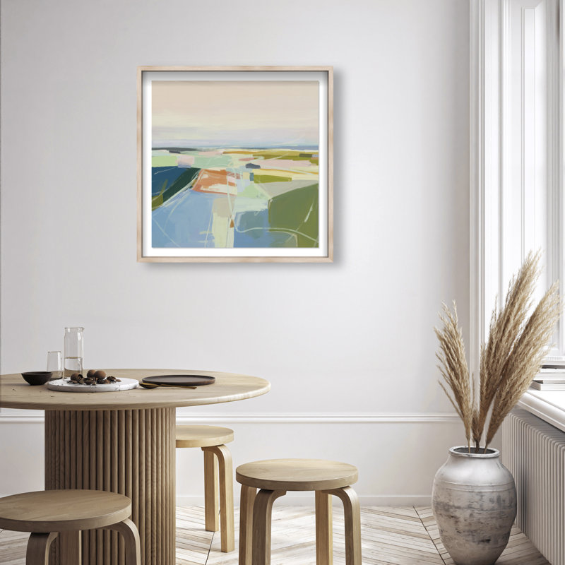 Almost There Framed Graphic Art, 31.5" H x 31.5" W, Natural Oak Shadowbox