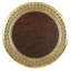 Ranthore Round Brass 20"W Side Table