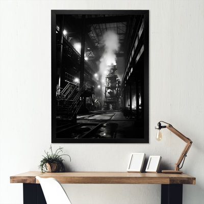 " Industrial Landscape Obsidian Omen "