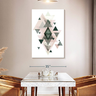 Avery Pink Green Geometric V