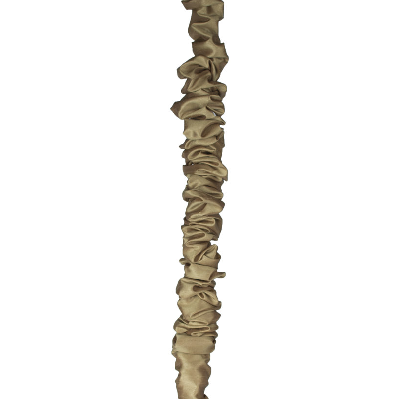Markiewicz Chain Cord Cover, 144" H x 2.5" W x 2.5" D, Gold Faux Silk