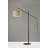 Doughty 76.5'' Black Arched Floor Lamp