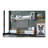 Modern Scandinavian TV Unit, White & Oak, 70.9 x 17.7 x 15.7 inches | 100% Melamine Coated E1 Quality Chipboard, 0.63 inch Thickness | Easy Assembly with Minifix System, Stylish & Functional Design for Living Room