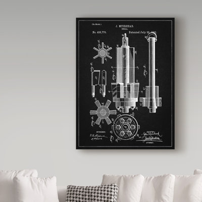 «Mécanics 18» par Manilo, reproduction d'art sur toile tendue