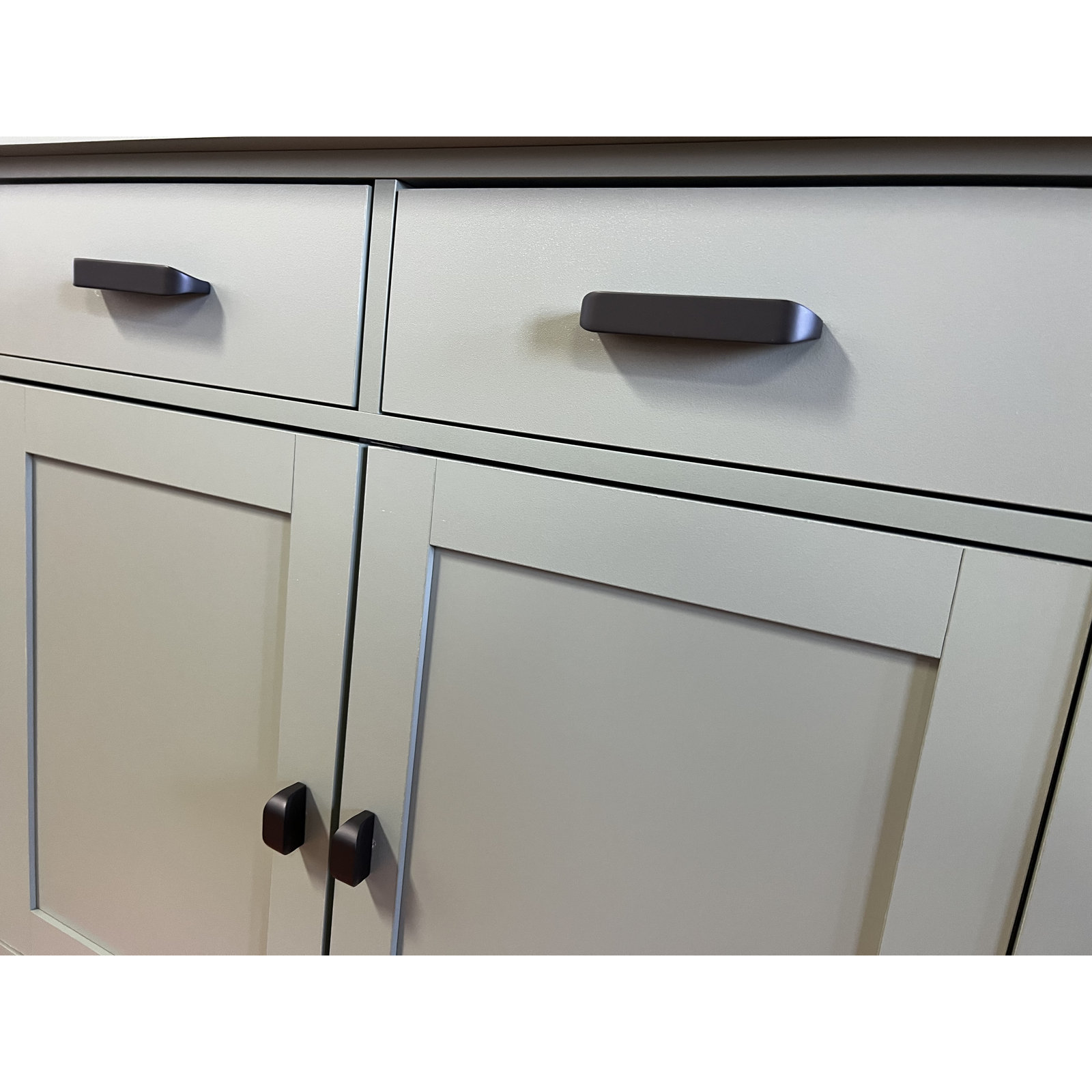 Seneca 12" Bar Cabinet Pull, Matte Black