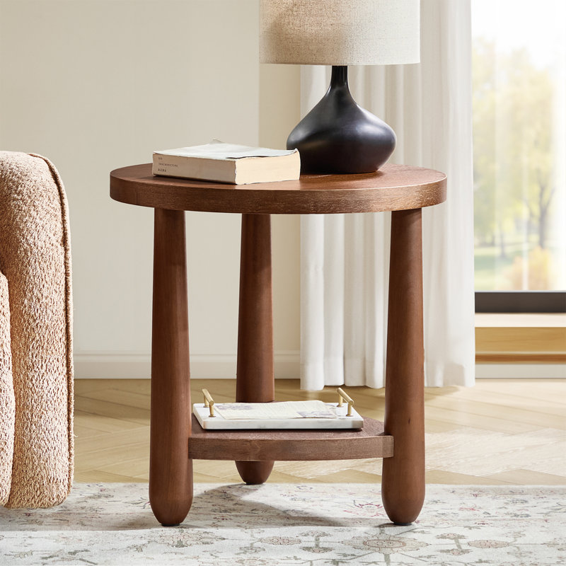 Table de bout Alban Moedrn, Noyer
