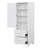 Tall Bathroom Storage Cabinet, Freestanding Storage Cabinet With Two Drawers And Adjustable Shelf, MDF Board With Painted Finish, White-1059731350