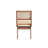 Velentina Rattan & Natural Finish Side Chair (Set Of 2)