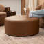 Repose-pieds rond surdimensionné avec repose-pieds Denka-2058604141