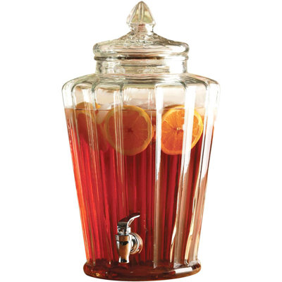 Abdoul 294.4oz. Glass Beverage Dispenser