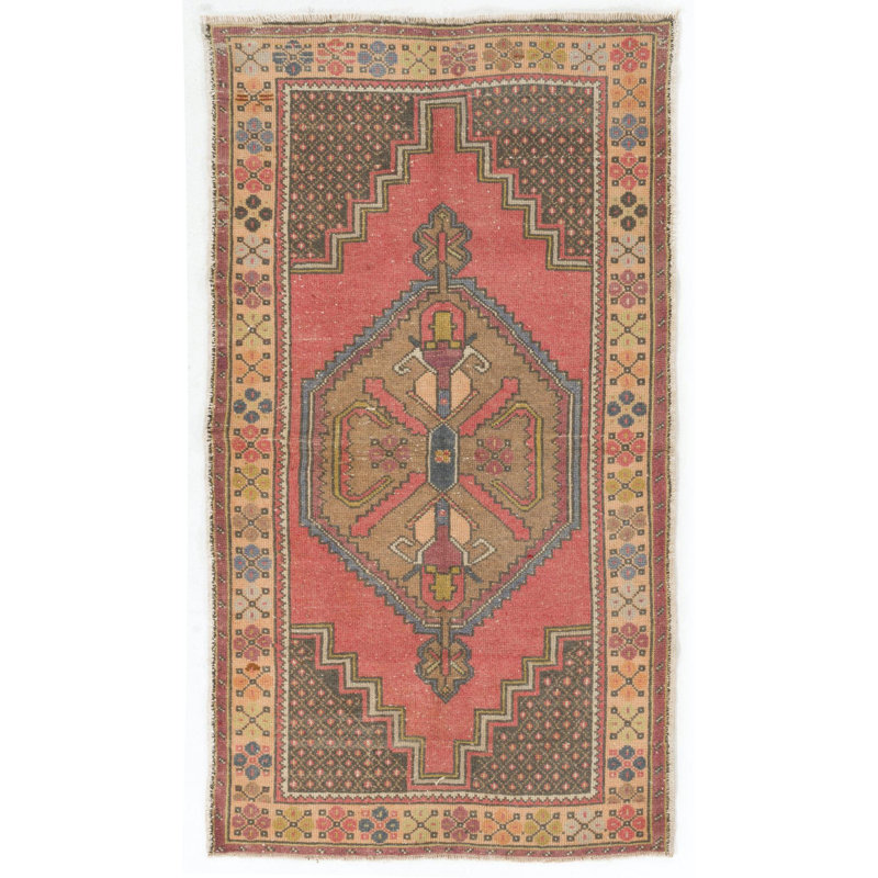 Tapis turc vintage fait à la main