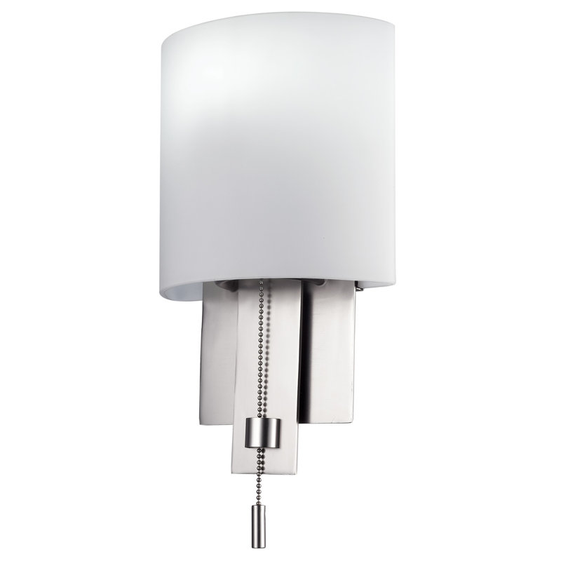Espille 1 LT Satin Nickel Wall Sconce Kalco, Satin Nickel