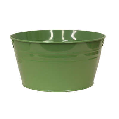 Enameled Galvanized Steel Planter