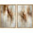Vertical Earth Tone Abstract Artwork, Living Room Pictures, Framed Canvas Giclee Print Wall Art-27501115-27501089