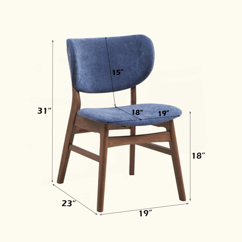 Chaises d'appoint confortables avec sièges et dossiers rembourrés, résistantes à l'eau, aux égratignures et aux frottements à l'huile, idéales pour un usage domestique (ensemble de 2)
