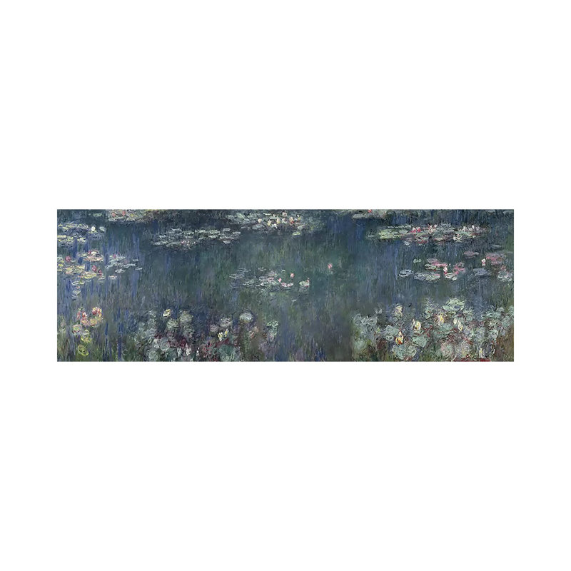 Waterlilies: Reflections, 1914-18 P by Claude Monet - Floater Frame Painting on Canvas, No Framed
