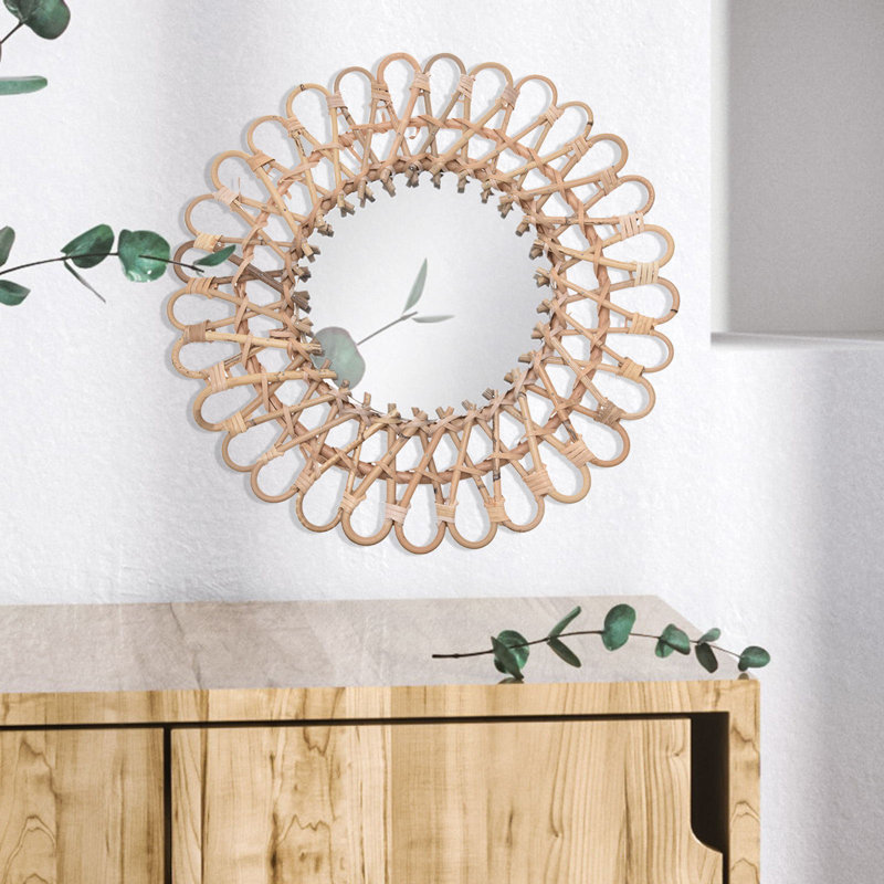 Miroir mural suspendu