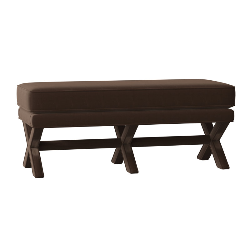 Cayden Upholstered Bench, Sachi Chocolate