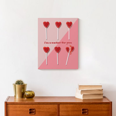 «I'm a Sucker for You», art mural sur toile