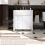 Rangement de salle de bain autoportant avec meuble-lavabo avec porte à fermeture en douceur-169761624